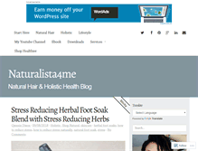 Tablet Screenshot of naturalista4me.com